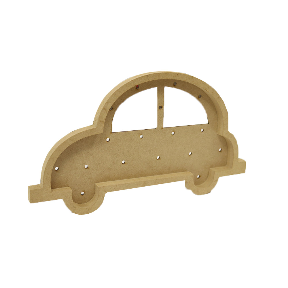 Peça MDF com Led - Carro - African Artesanato