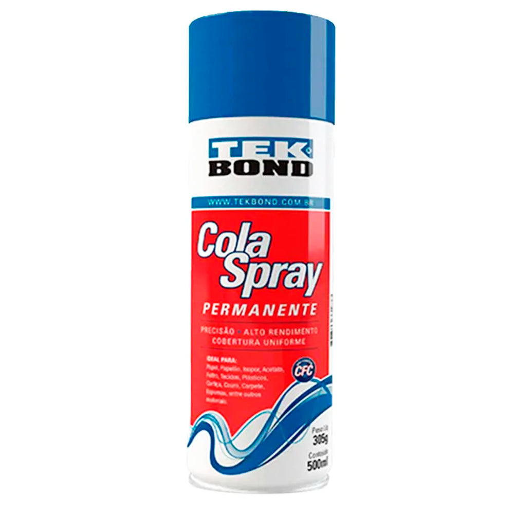 Cola Spray Permanente 305g - Tek Bond - African Artesanato