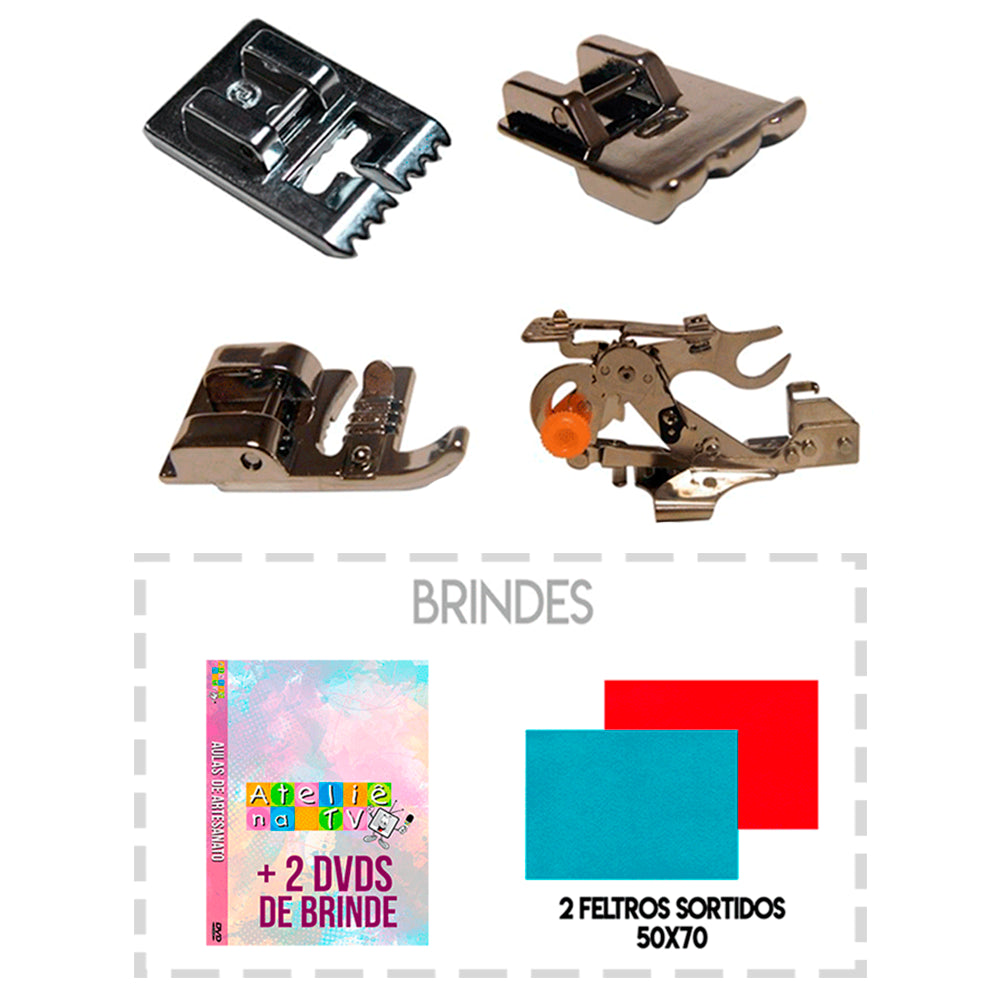 Kit Sapatilhas - Cordão Triplo + Vivo no Cordão + Pregas e Franzir + Nervura + Brindes - African Artesanato
