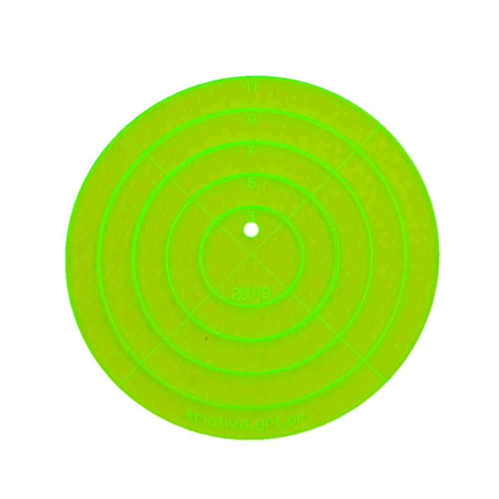 Gabarito Circular Impar 3-5-7-9 e 11cm - Kriativa - African Artesanato