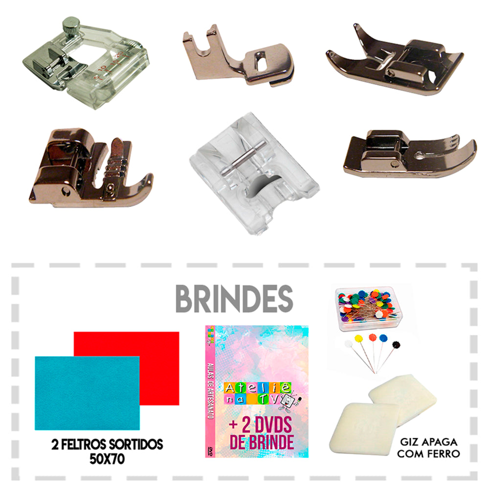 Kit Sapatilhas Viés com Regulagem + Miçanga + 3/4 + Cordão Triplo + Uso Geral + Franzir + Brindes - African Artesanato
