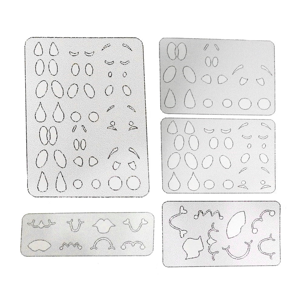 Kit Réguas Kriativa - Com 3 Réguas + 3 Conjuntos de Réguas - African Artesanato