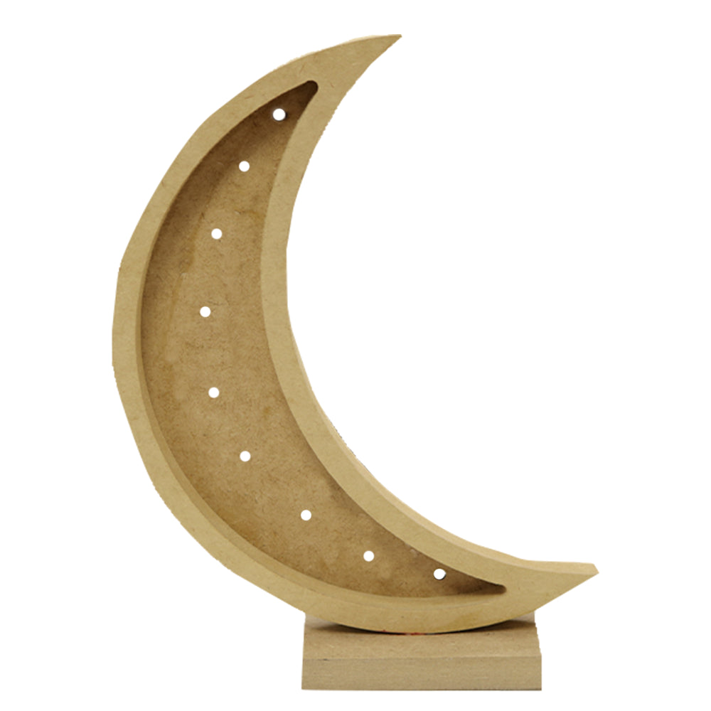 Peça MDF com Led - Lua - African Artesanato