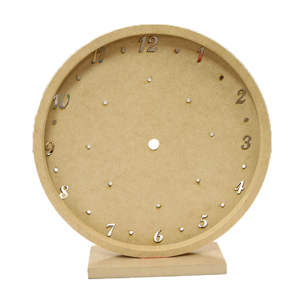 Peça MDF com Led - Relógio - African Artesanato