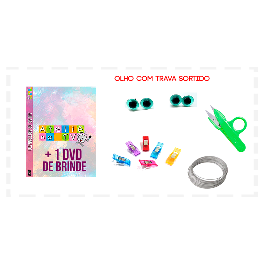 Super Kit Faz Pompom + Tricotin - African Artesanato