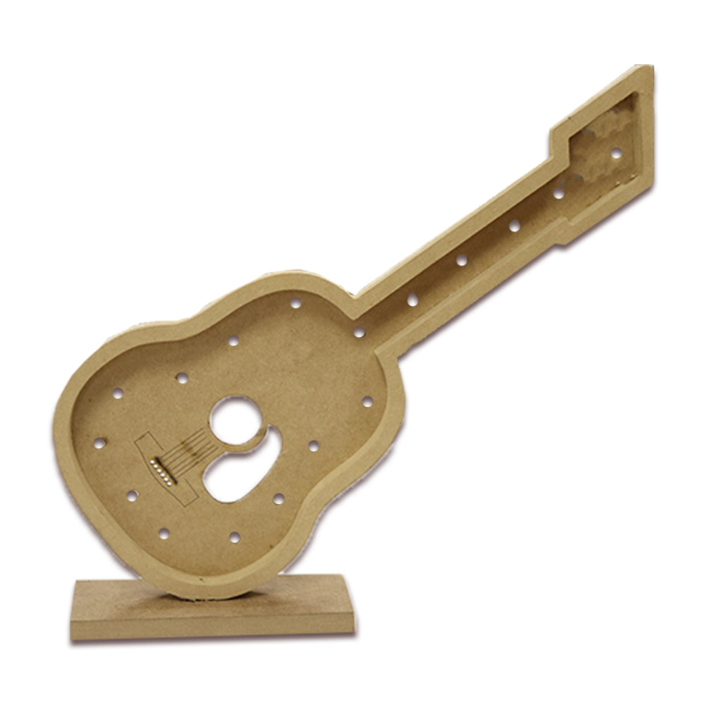 Peça MDF com Led - Violão - African Artesanato