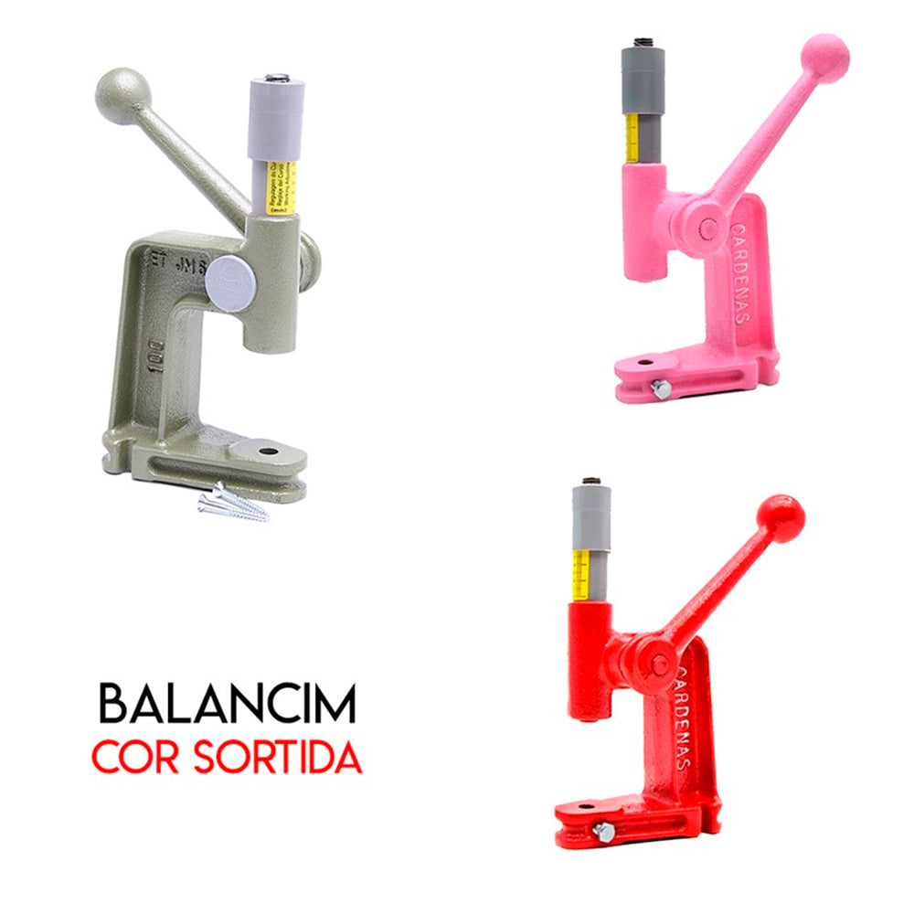 Kit Balancim 100 + Matriz Bombê Simples 12mm + Caixa de Botão Bombê 12mm - African Artesanato