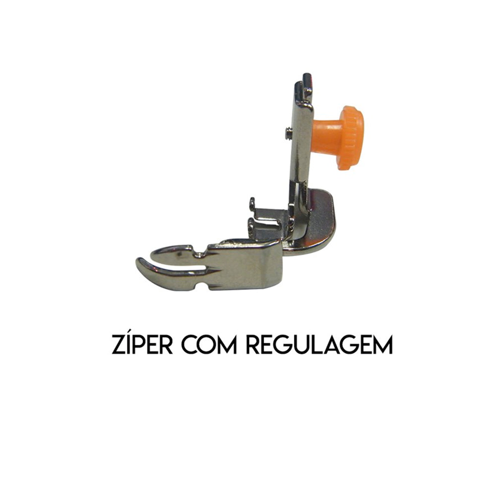 Kit Deslizante + Zíper com Regulagem + Ponto Flor + Overlock + (Brindes) - African Artesanato